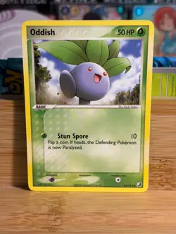 ODDISH 64/115 EX Unseen Forces Vintage Regular Pokemon TCG LP - Image 1