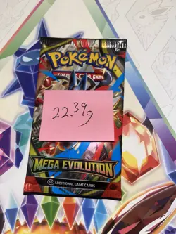 (HEAVY) 22.39g Pokemon TCG Mega Evolution Booster Pack (SEALED)✅ - Image 2