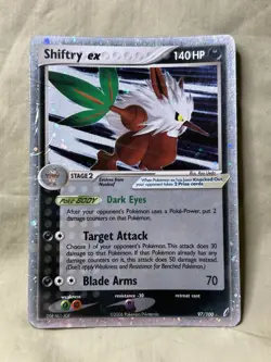 Pokemon Shiftry ex 97/100 EX Crystal Guardians Holo Rare EX - Raw - Image 1