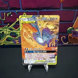 2019 Pokemon Sun Moon Hidden Fates Moltres Zapdos Articuno GX FA #44/68 NM - Image 1