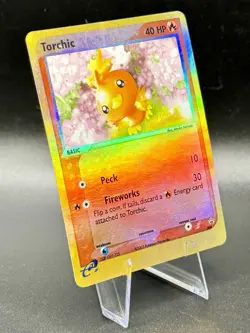 Torchic 008 Black Star Promo Pokemon Nintendo Promos 2003 Reverse Holo MP/HP - Image 1