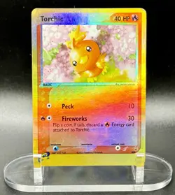 Torchic 008 Black Star Promo Pokemon Nintendo Promos 2003 Reverse Holo MP/HP - Image 2