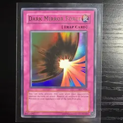Dark Mirror Force Super Rare Unlimited Yu-Gi-Oh! Invasion Of Chaos IOC-054 LP - Image 1
