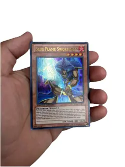 Yugioh Flame Swordsman & Blue Flame Swordsman LOB-003/LC04-EN001 MP - Image 3