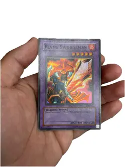 Yugioh Flame Swordsman & Blue Flame Swordsman LOB-003/LC04-EN001 MP - Image 5