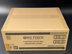 One Piece TCG English OP-13 Carrying On His Will Booster Box Case SEALED - Image 1
