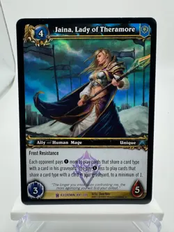 World of Warcraft TCG Foil Promo Icecrown Jaina, Lady of Theramore - Image 1