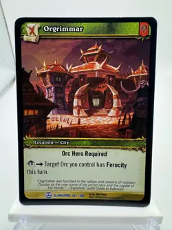 World of Warcraft TCG Foil Promo Gladiators Orgrimmar - Image 1