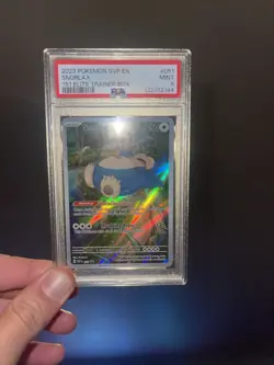 Pokemon Snorlax 051 Sv: Scarlet & Violet Promo Cards Holo PSA 9 - Image 1