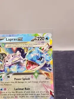 Lapras Ex Pokemon Card : Stellar Crown- Holo Double Rare Tcg/Ccg NM/M FREE SHIP - Image 2