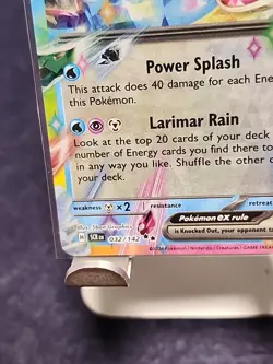 Lapras Ex Pokemon Card : Stellar Crown- Holo Double Rare Tcg/Ccg NM/M FREE SHIP - Image 4