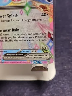 Lapras Ex Pokemon Card : Stellar Crown- Holo Double Rare Tcg/Ccg NM/M FREE SHIP - Image 5