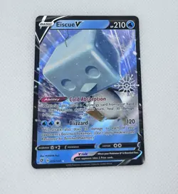 Eiscue V - 055/192 - Pokemon Rebel Clash Sword & Shield Ultra Rare Card NM - Image 1