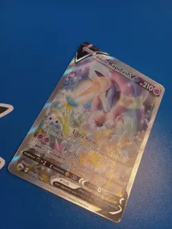 Pokemon Galarian Rapidash V Ultra Rare Full Art Holo Card 168/198 Chilling Reign - Image 3
