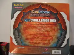 POKEMON TRADING CARD GAME SUN & MOON/BURNING SHADOWS LYCANROC GX CHALLENGE BOX - Image 5