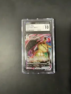 Pokemon Mimikyu VMAX Holo Ultra Rare TCG Card 069/172 Brilliant Stars CGC 10 - Image 1