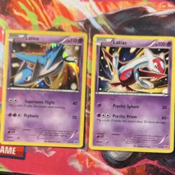 Nintendo Pokemon TCG Latios & Latias Basic Holo Cards Lot 2017 Set (2) - Image 1