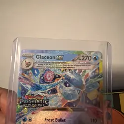 Pokemon Glaceon ex Prismatic Evolutions Promo Holo Card 026/131 HP 270 - Image 2