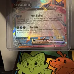 Pokemon Glaceon ex Prismatic Evolutions Promo Holo Card 026/131 HP 270 - Image 3