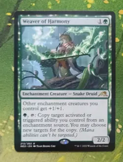 Weaver of Harmony - Kamigawa: Neon Dynasty (NEO) - RARE - Near Mint NM - MTG - Image 1