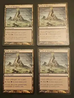 Mtg 4x 🔥🔥 Vault of Whispers 🔥🔥 Mirrodin MT/NM Magic The Gathering - Image 1