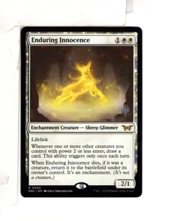 MTG SkeenAB Enduring Innocence PACK PROMO from DSK. NM. - Image 1