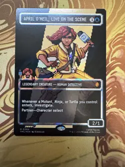 April O'Neil, Live on the Scene (Surge Foil) Teenage Mutant Ninja Turtles Foil - Image 1