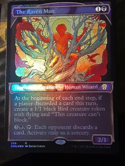The Raven Man Showcase FOIL , Dominaria United , NM, MTG, FREE SHIPPING - Image 1