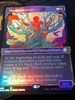 The Raven Man Showcase FOIL , Dominaria United , NM, MTG, FREE SHIPPING - Image 2