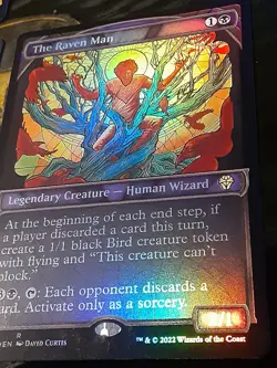 The Raven Man Showcase FOIL , Dominaria United , NM, MTG, FREE SHIPPING - Image 3