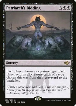 *ETCHED FOIL* Patriarch's Bidding - Modern Horizons 2 - MTG - Image 1
