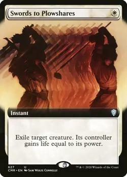 *EXTENDED ART* Swords to Plowshares - Commander Legends - Magic The Gathering - Image 1