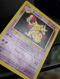 Pokemon TCG - KADABRA - 32/102 - UK 4TH PRINT - BASE SET (1999/2000) - HP/MP - Image 4