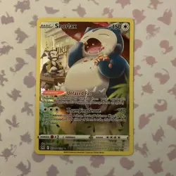 Snorlax TG10/TG30 Illustration Rare Pokemon TCG Lost Origin Trainer Gallery NM - Image 1