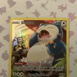 Snorlax TG10/TG30 Illustration Rare Pokemon TCG Lost Origin Trainer Gallery NM - Image 2