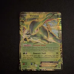 Pokemon Virizion EX 9/101 Plasma Blast Ultra Rare Basic Grass Holo 170HP - Image 1