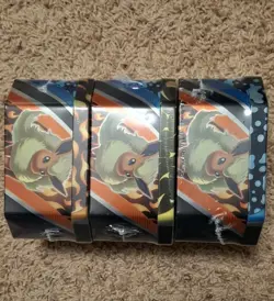Pokemon TCG Jolteon V Flareon V Vaporeon V Tins Set Of 3 Eeveelutions Sealed 820650829055 - Image 5