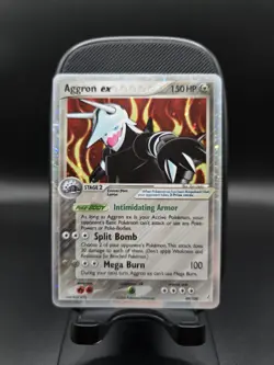 2006 Pokemon Aggron ex 89/100 EX Crystal Guardians Holo Ultra Rare LP - Image 1
