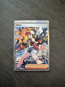 Pokemon TCG Hilda Full Art Trainer Card SV11W White Flare Holo 171/086 English - Image 1