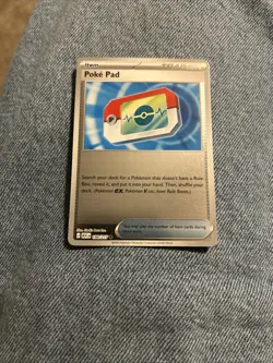 Pokemon Poke Pad 198/217 Reverse Holo Ascended Heroes NM Near Mint 2026 - Image 1