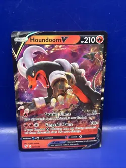 Houndoom V 21/189 Ultra Rare Full Art Darkness Ablaze Pokemon TCG NM/M - Image 2
