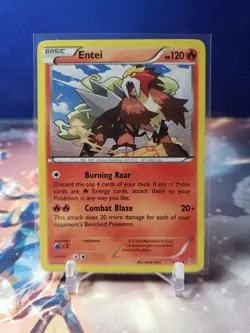 Entei 14/98 XY-Ancient Origins Regular Rare Pokemon TCG MP - Image 1