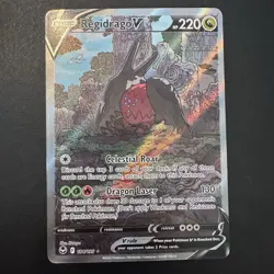 Pokemon TCG - Regidrago V 184/195 Silver Tempest - Ultra Rare Holo - NM - Image 3