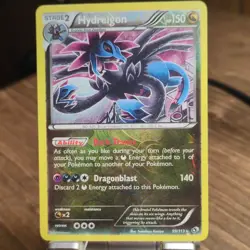 Pokemon Hydreigon 99/113 Holo Rare Stage 2 Dragon HP150 2013 English - Image 1
