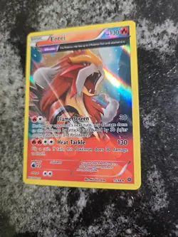 Pokemon TCG Entei 15/98 Holo Rare XY Ancient Origins 2015 - Image 3