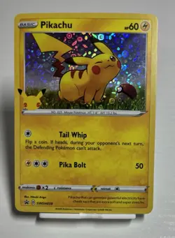 Pokemon General Mills 25th Anniversary Promo Pikachu SWSH039 Holo NM - Image 1