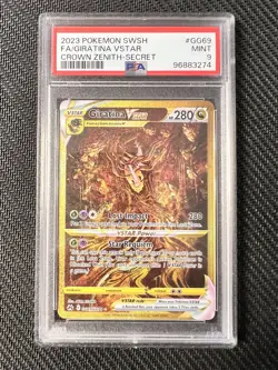Pokemon SWSH Crown Zenith Giratina VSTAR Secret Gold Rare Full Art GG69 PSA 9 - Image 2