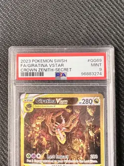Pokemon SWSH Crown Zenith Giratina VSTAR Secret Gold Rare Full Art GG69 PSA 9 - Image 3