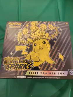 POKEMON SURGING SPARKS ETB - NEW SEALED BOX - Image 1