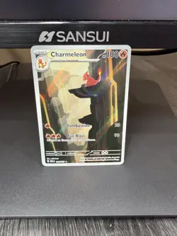 Pokemon TCG Charmeleon 169/165 Scarlet & Violet Illustration Rare NM Pack Fresh - Image 2